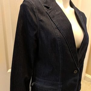 Calvin Klein Denim Blazer, Large
